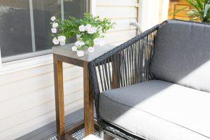Concrete Paver Outdoor Side Table - Image 1