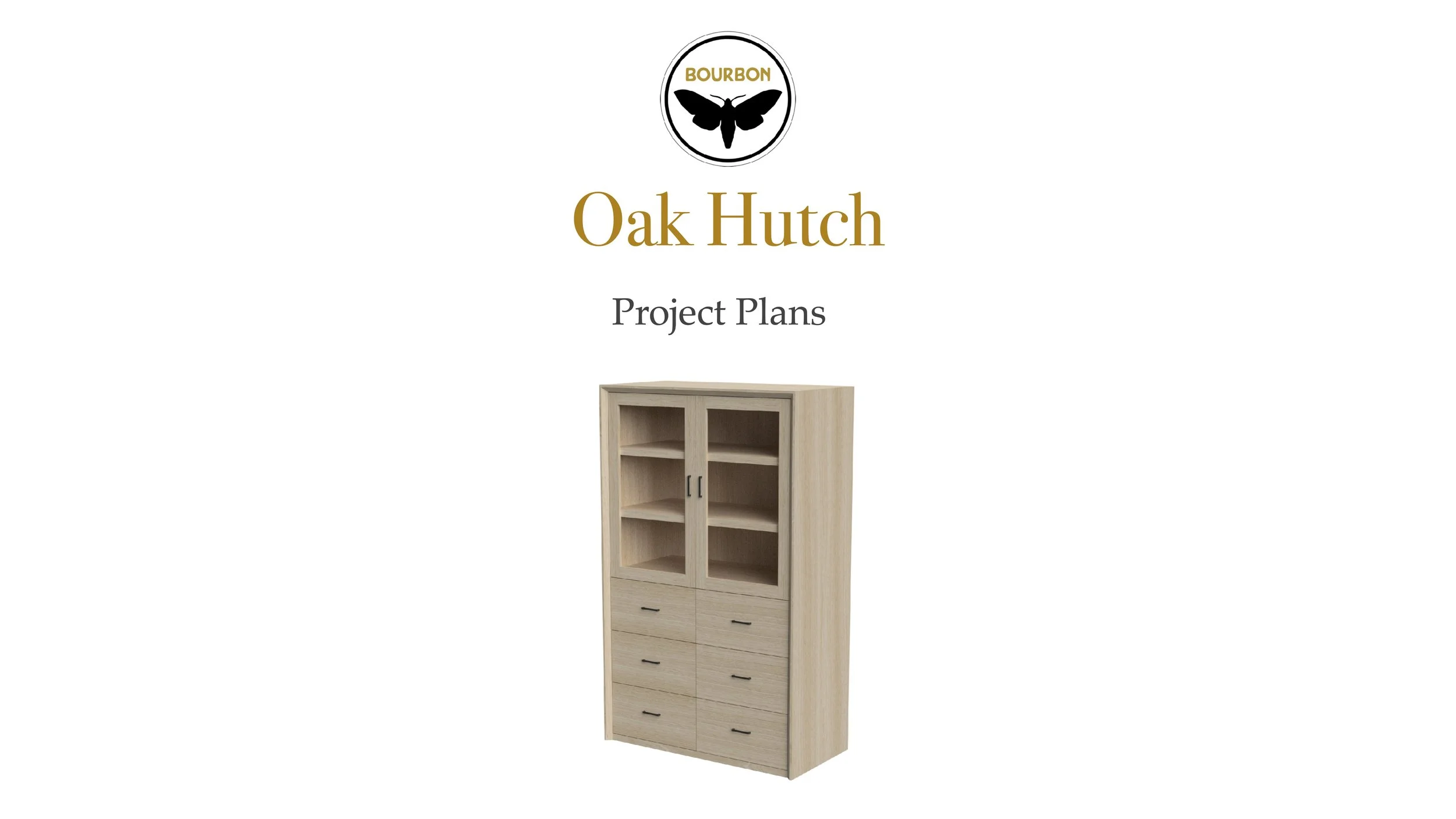 Oak Hutch Plans - Image 1