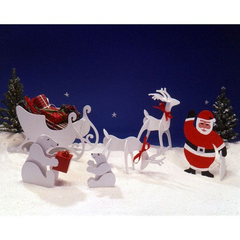 Woodworking Project Paper Plan to Build Tabletop Christmas Figures - Image 1