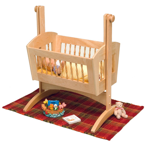 Woodworking Project Paper Plan to Build Pendulum Doll Cradle - Image 1