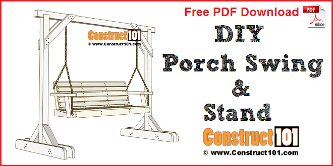 Porch Swing Stand Plans – Free PDF Download woodworking plan