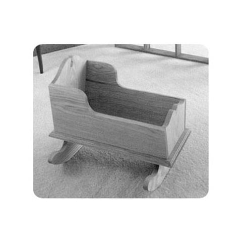 Woodworking Project Paper Plan to Build Easy Doll Cradle - Image 1
