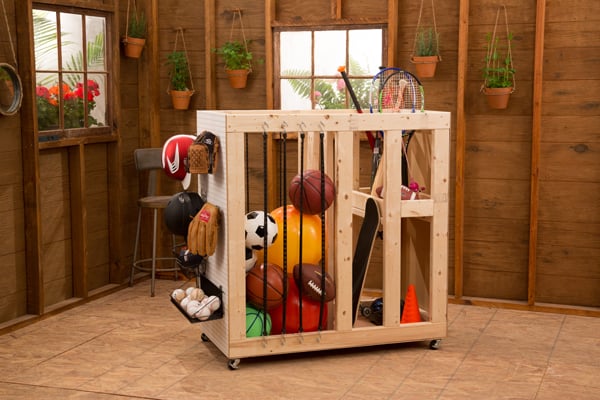 DIY Rolling Storage Cart - Image 1