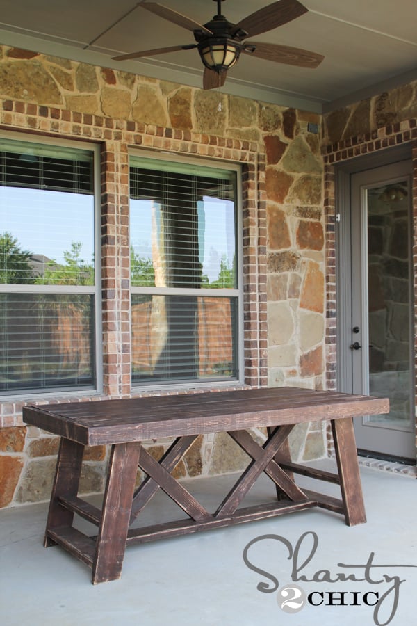 DIY Outdoor Table for $65! woodworking plan