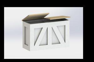 Trash/Recycle Bin woodworking plan