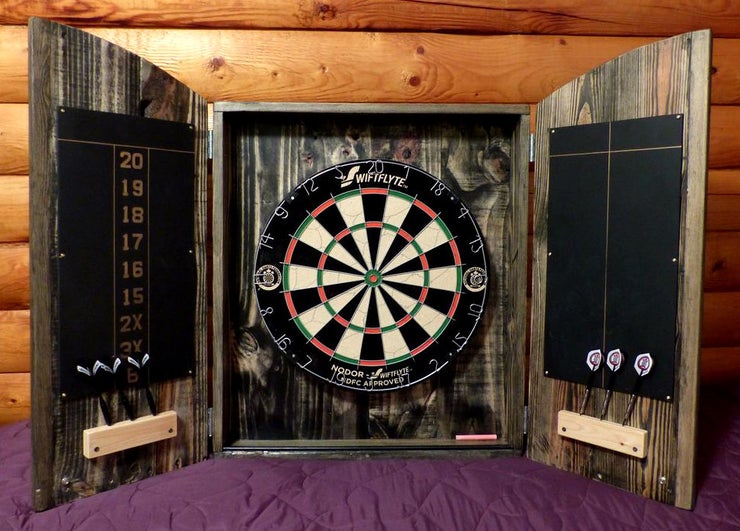 Dartboard Cabinet From Pallets - Image 1