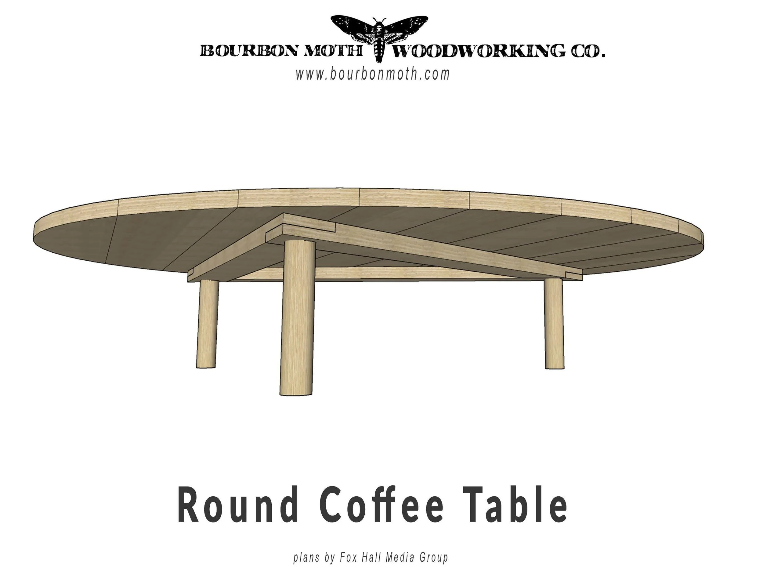 Simple Round Coffee Table Plans - Image 1