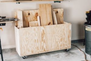 Scrap Wood Storage Cart woodworking plan