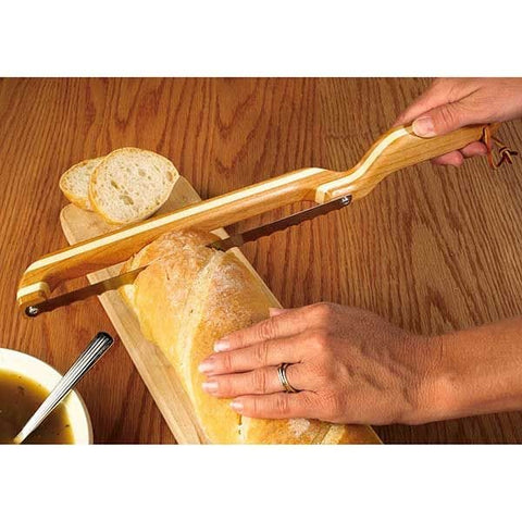 Woodworking Project Paper Plan to Build Slice and Serve Bread Knife - Image 1