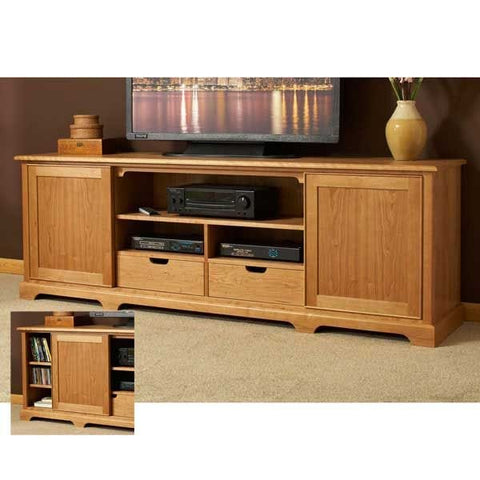 Woodworking Project Paper Plan to Build Component-ready Flat-screen Media Center - Image 1