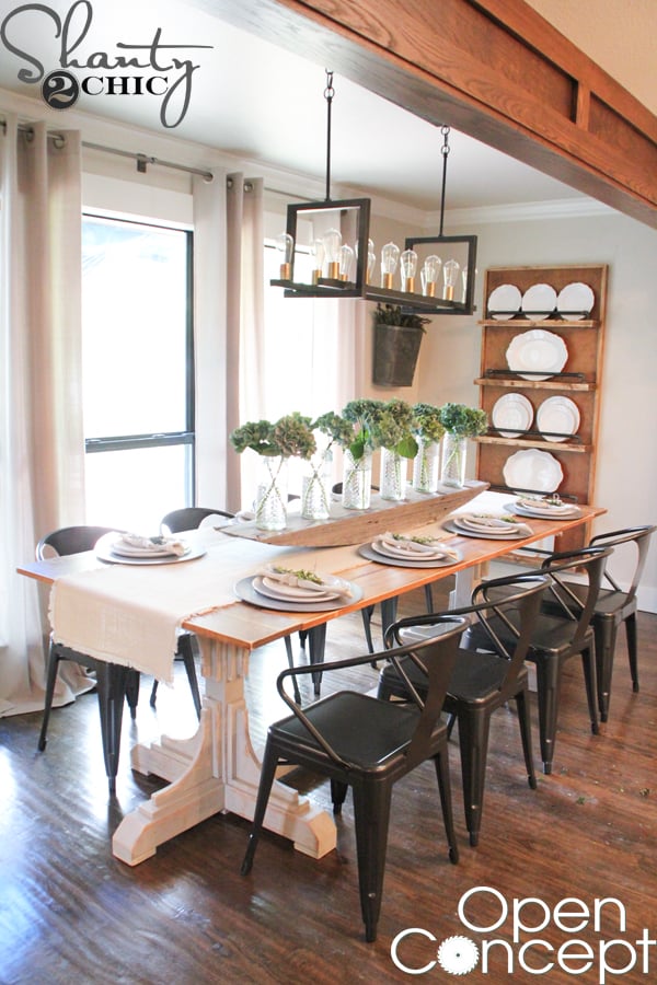 HGTV Open Concept Dining Table Free Plans - Image 1