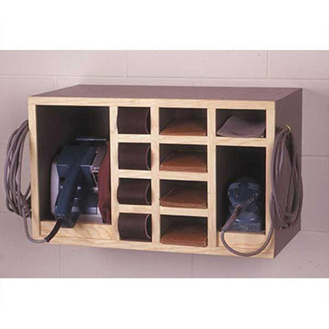 Downloadable Woodworking Project Plan to Build All-In-One Sander Cabinet - Image 1