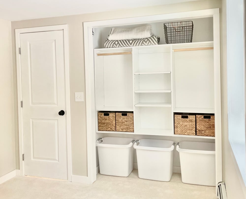 Perfect Children's Closet Organizer woodworking plan