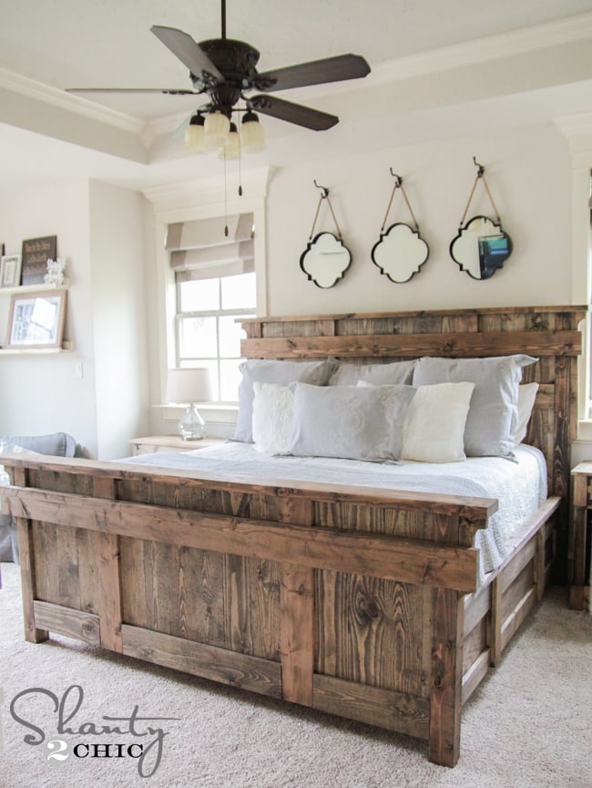 DIY King Size Bed Free Plans - Image 1
