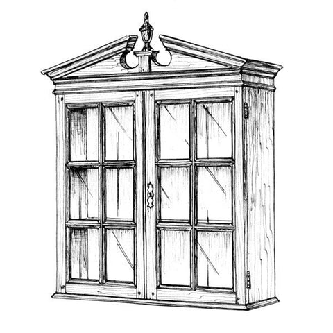 Woodworking Project Paper Plan to Build Secretary Bookcase Top - Image 1