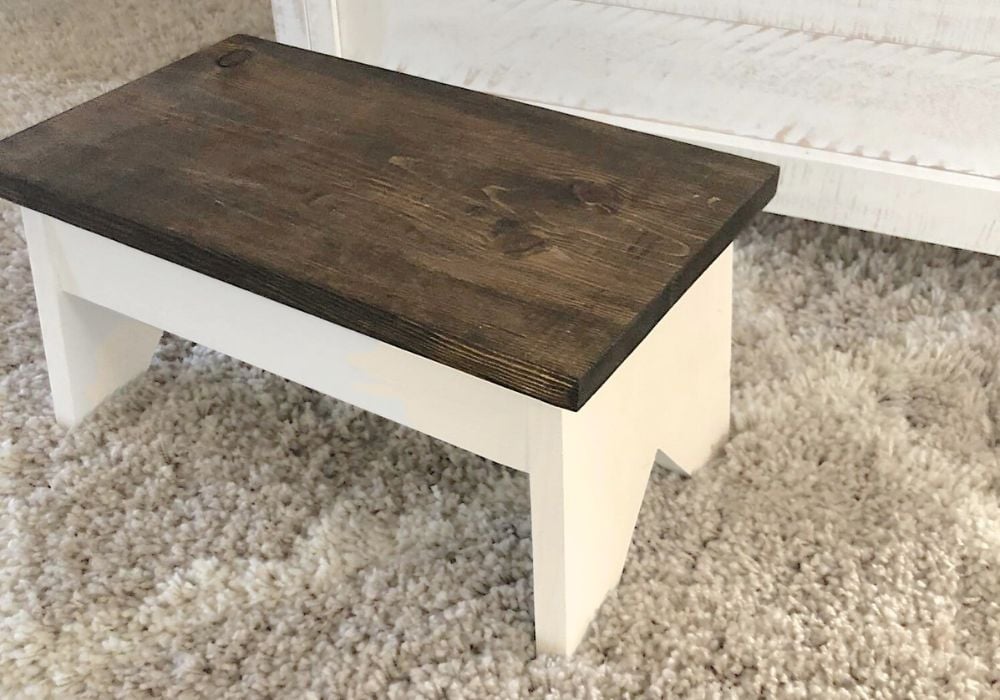 Simple Step Stool Plans – Straight Legs woodworking plan