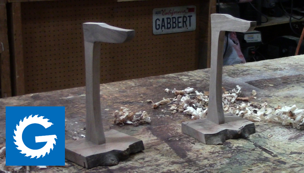 Live Edge Headphone Stand woodworking plan