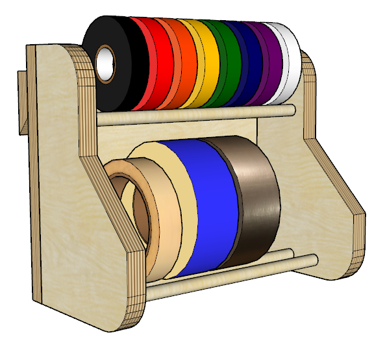 French Cleat Tape Storage – Build Plans - Image 1