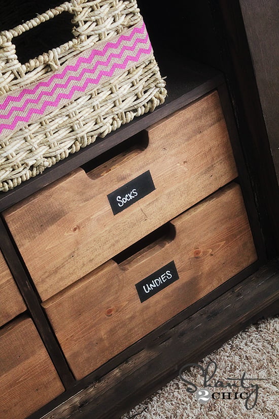 Pottery Barn Inspired Armoire – Drawers - Image 1