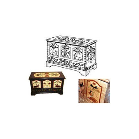 Woodworking Project Paper Plan to Build PA Dowery Chest - Image 1