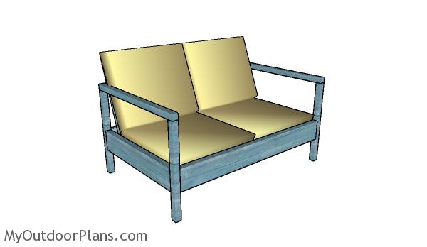 OUTDOOR LOVESEAT PLANS - Image 1