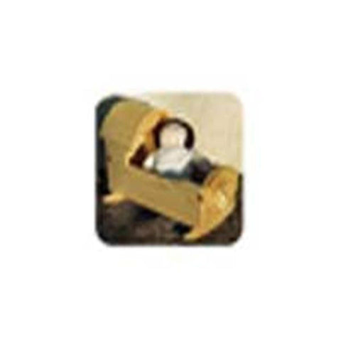 Woodworking Project Paper Plan to Build Hooded Doll Cradle - Image 1
