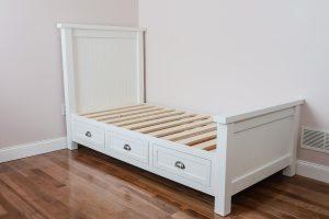 Farmhouse Platform Bed with Storage - Image 1
