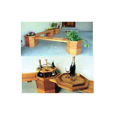 Woodworking Project Paper Plan to Build Octagonter Benches - Image 1