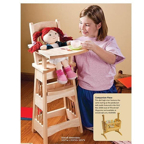 Doll High Chair – Downloadable Plan - Image 1