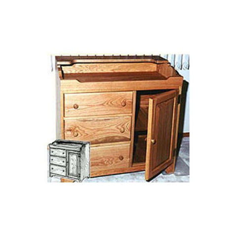 Woodworking Project Paper Plan to Build Early American Dry Sink woodworking plan