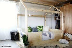 DIY Kids House Bed - Image 1