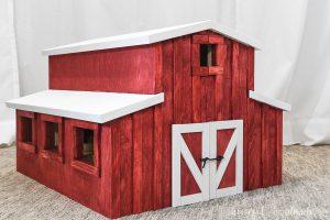 Barn Dollhouse woodworking plan
