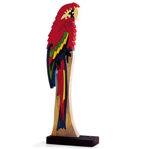 Downloadable Woodworking Project Plan to Build Scrollsawn Brilliant Birds Puzzle woodworking plan