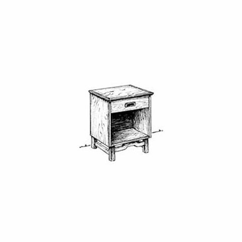 Woodworking Project Paper Plan to Build Simple Nightstand woodworking plan