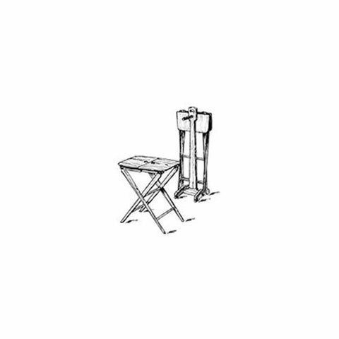 Woodworking Project Paper Plan to Build TV Trays with Stand - Image 1