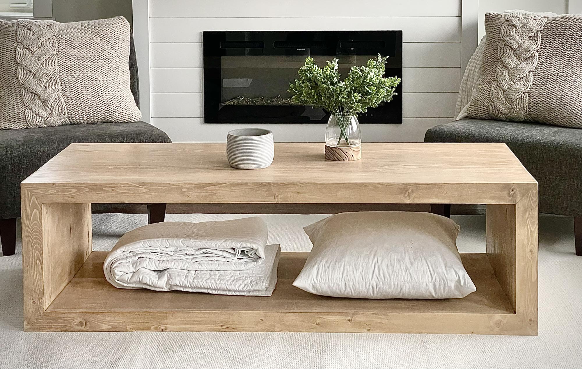 Waterfall Framed 60" Rectangle Coffee Table - Image 1