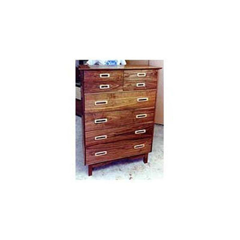 Woodworking Project Paper Plan to Build Retro Chest of Drawers - Image 1