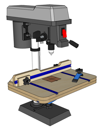 DIY Drill Press Table – Build Plans | Woodworking Plans, digital plans woodworking plan