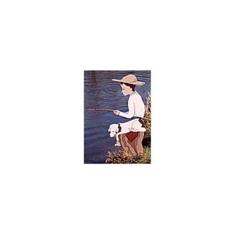 Woodworking Project Paper Plan to Build Boy Fishing - Image 1