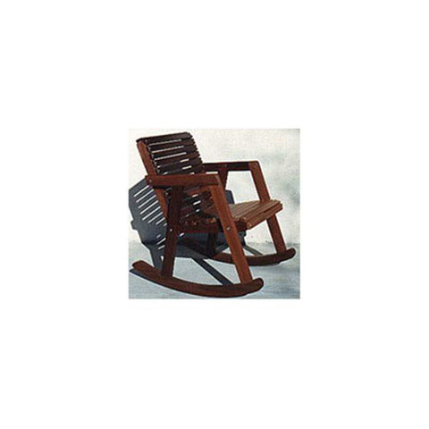 Woodworking Project Paper Plan to Build Modern Porch Rocker - Image 1