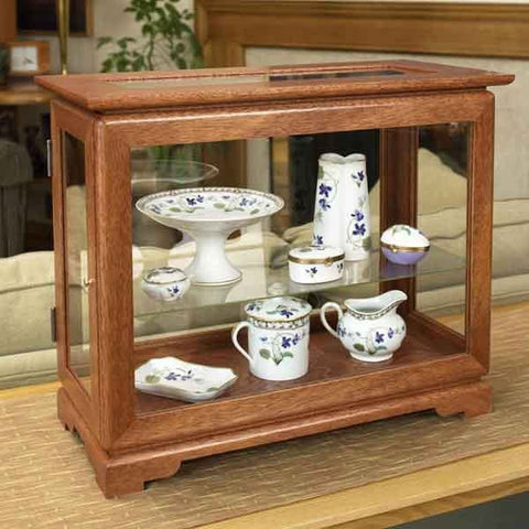 Woodworking Project Paper Plan to Build Full-View Display Case - Image 1