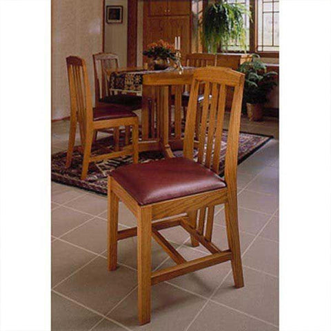 Downloadable Woodworking Project Plan to Build Arts and Crafts Dining Chairs woodworking plan