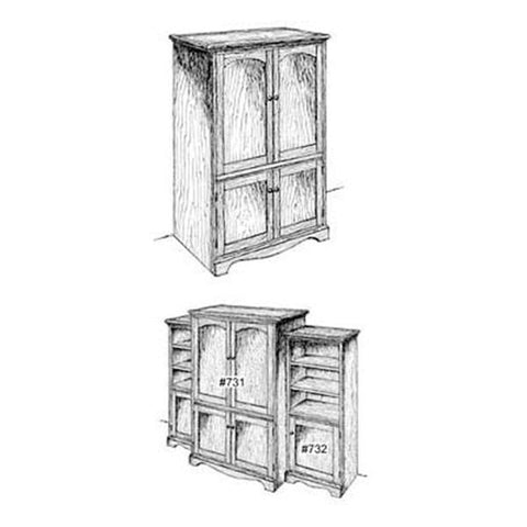Woodworking Project Paper Plan to Build Entertainment Center - Image 1