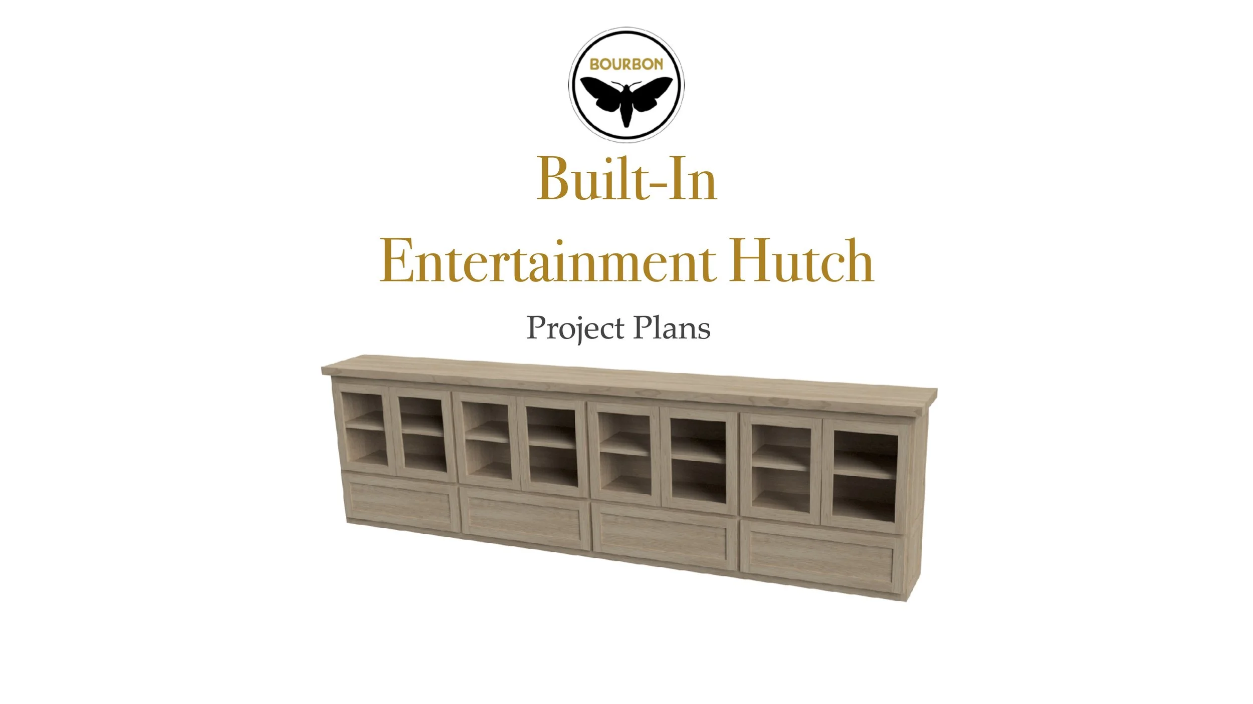 Built-In Entertainment Hutch Plans - Image 1