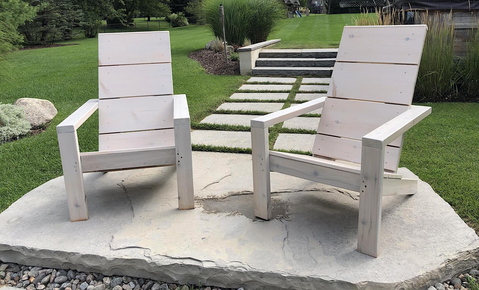 Modern Easy Build Adirondack Chair - Image 1