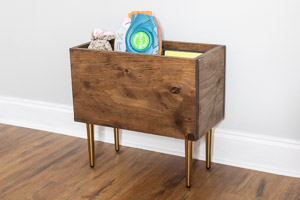DIY Book and Toy Storage Bin woodworking plan