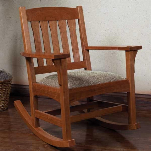 Arts & Crafts Rocker – Downloadable Plan - Image 1