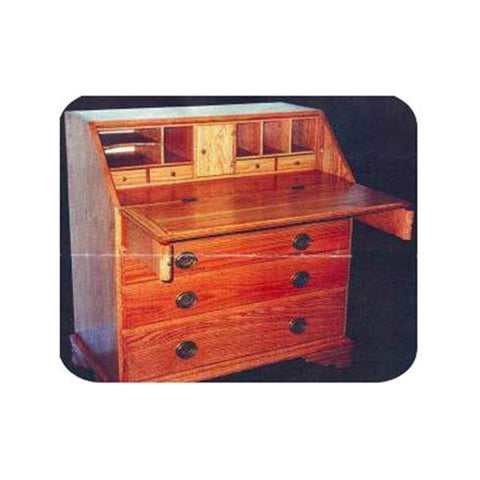 Woodworking Project Paper Plan to Build Drop Front Desk - Image 1