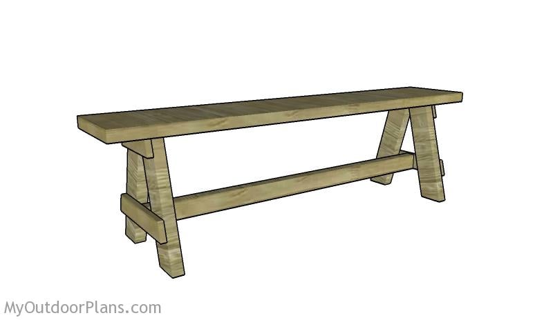 OUTDOOR BENCH SEAT PLANS - Image 1