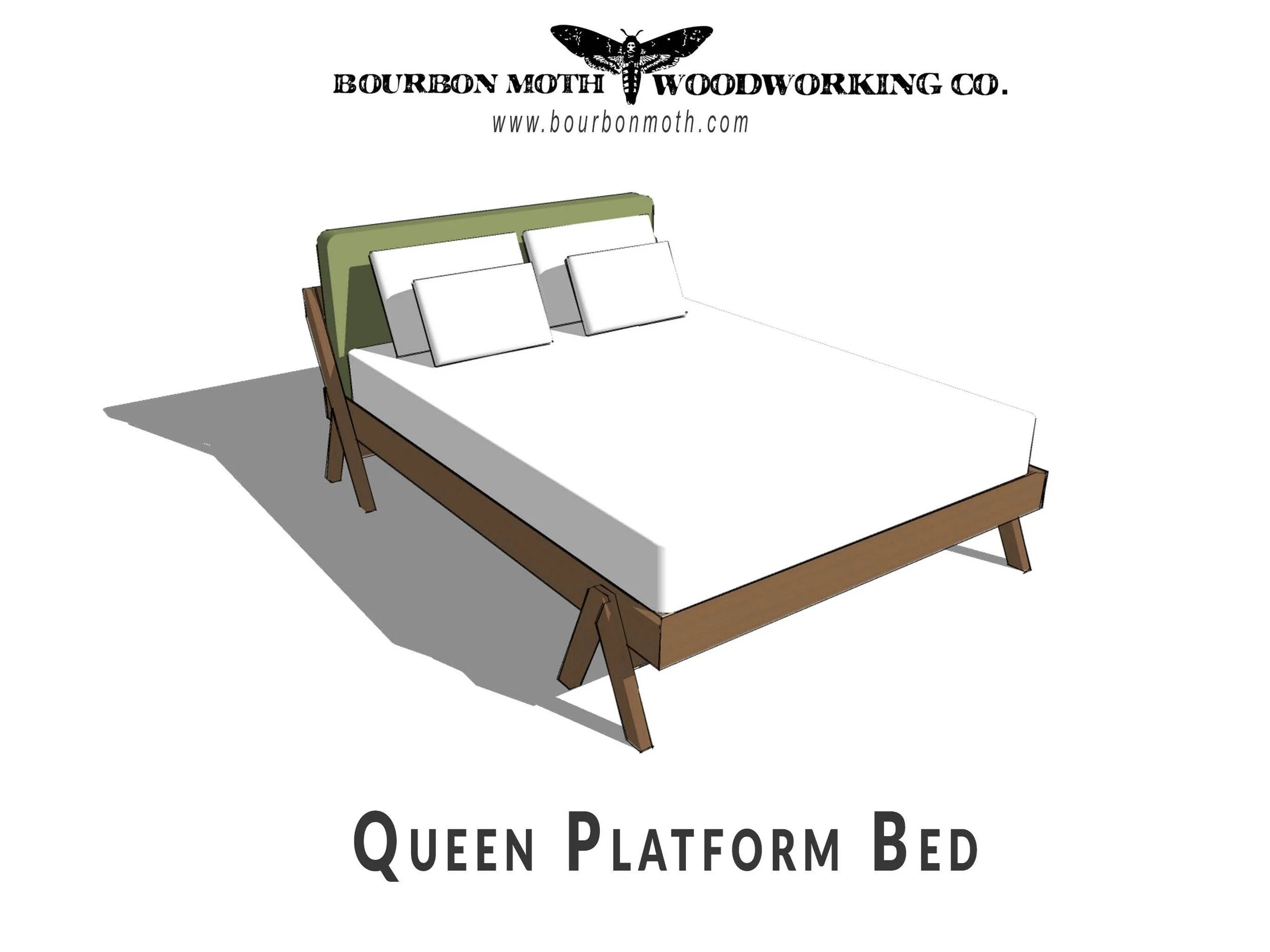 Queen Platform Bed Plans - Image 1